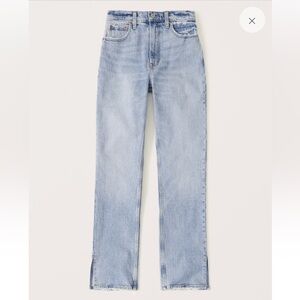 Abercrombie 90s Ultra High Rise Straight Jeans